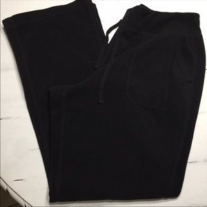 Tek Gear Black Fleece Sweat Pants Large